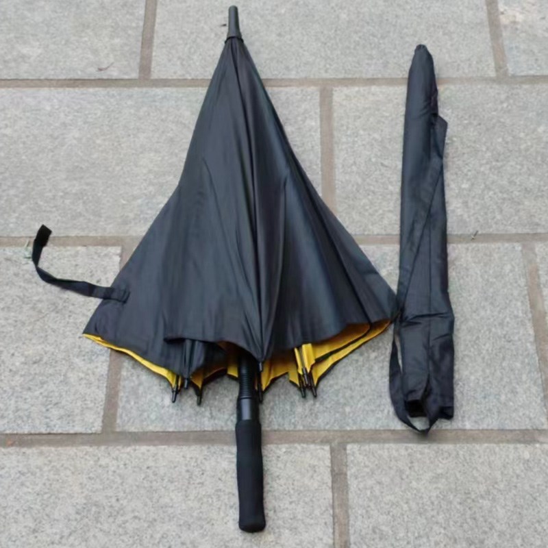 层长柄自动纤维防风绅士商务男女大号防风雨伞拒水面料一甩即干