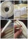 热定型管 7mm定纹管 绝缘布线 耐高温套管 100米 玻璃纤维管