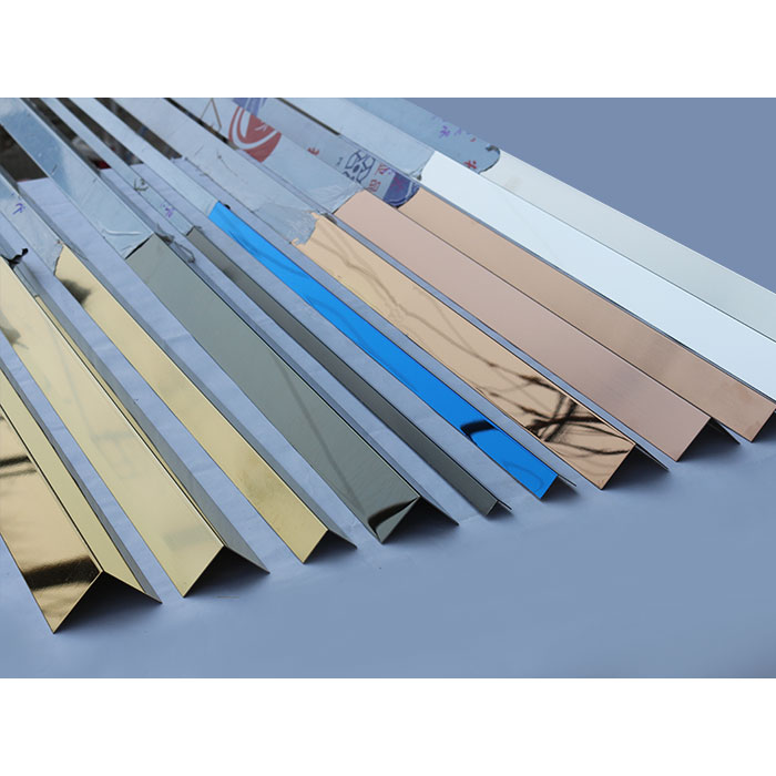 不锈钢包边装饰线条护角护墙阳角线条封边压边收边条金属L型直角