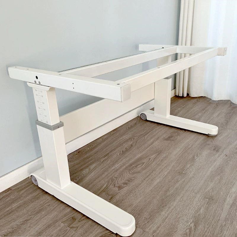 厂家直供儿童学习桌书桌家用电脑桌办公桌简易桌钢架手摇升降桌架