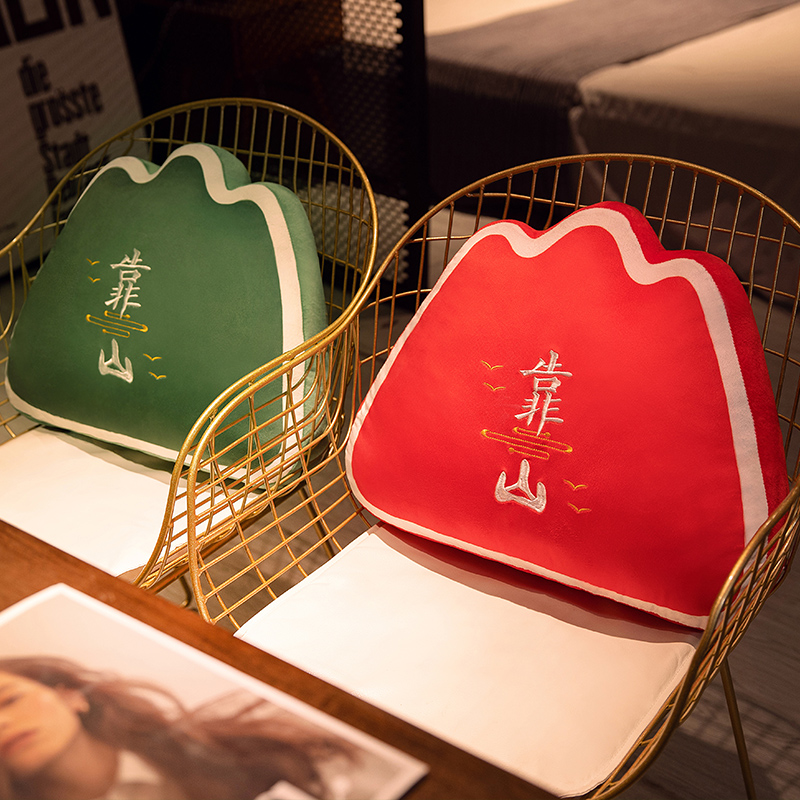 国潮靠山抱枕沙发靠枕护腰枕办公室座椅靠背枕靠垫样板间装饰枕头