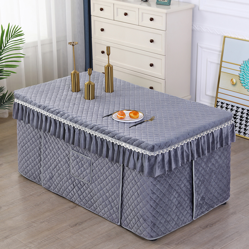 新款烤火罩加厚电炉罩长方形茶几电暖炉取暖桌罩电烤炉桌布