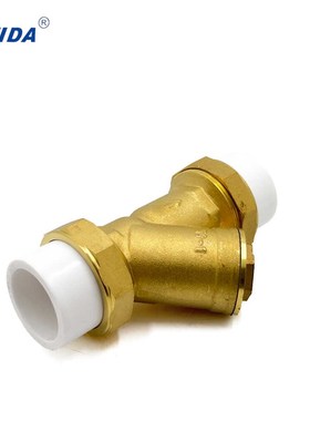 PPRY型黄铜加厚等径直接20自来水管暖气管过滤门铜配件