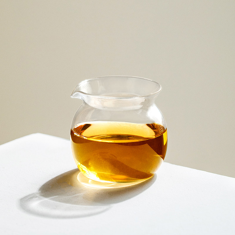 观策器隐公道杯透明玻璃公杯分茶器加厚耐热分茶杯功夫茶道茶配件
