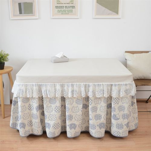 长方形提花奶油风加绒电炉罩套烤火防油防污环保有机硅皮套定做