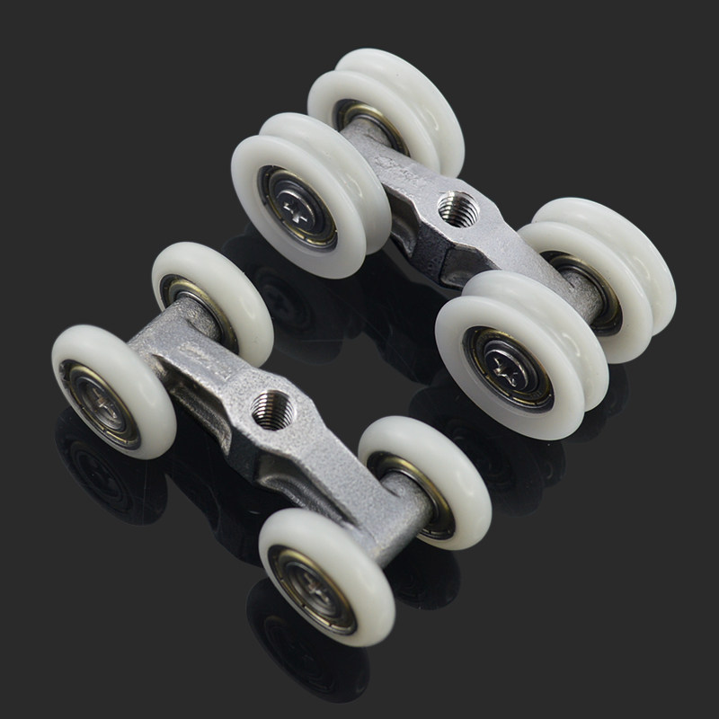 淋浴房滑轮老式平移玻璃门吊滑滚轮浴室吊门凹轮不锈钢四凸滑轮,基础建材,吊滑,淘宝优惠券,粉丝福利购,淘宝优惠卷