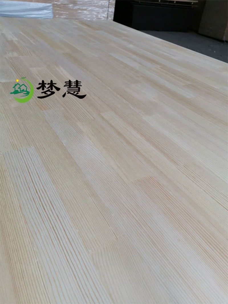 梦慧 8mm樟子松实木拼接板集成材插接板指接板集成板家具板背板
