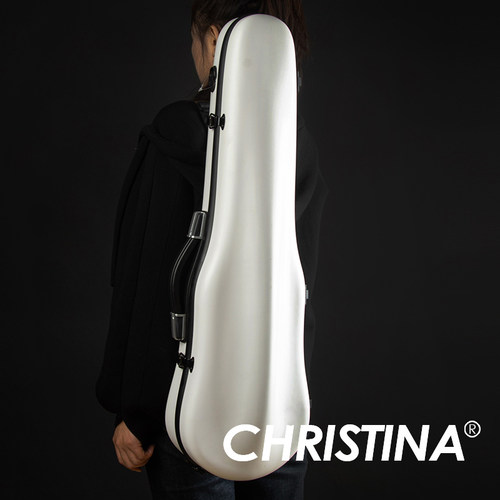 新款小提琴琴盒 白色小提琴盒子 玻璃钢碳纤维 4/4尺寸