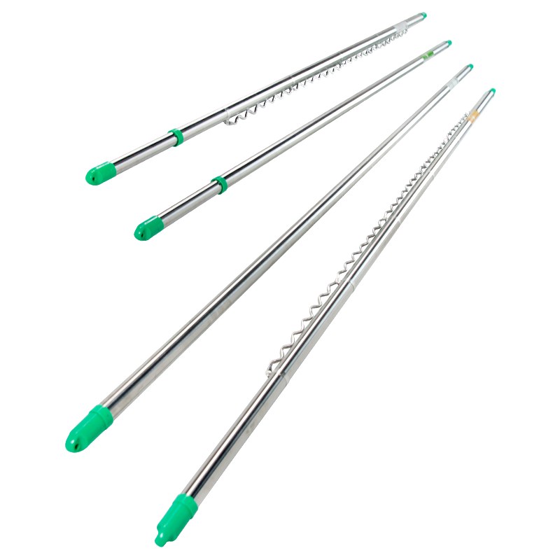 晾衣杆伸缩撑杆 不锈钢阳台顶装窗外室外竹竿晾衣架晒衣杆 凉衣捍