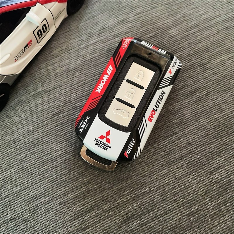 适用三菱欧蓝德钥匙套劲炫ASX帕杰罗翼神21款奕歌高档包汽车壳扣