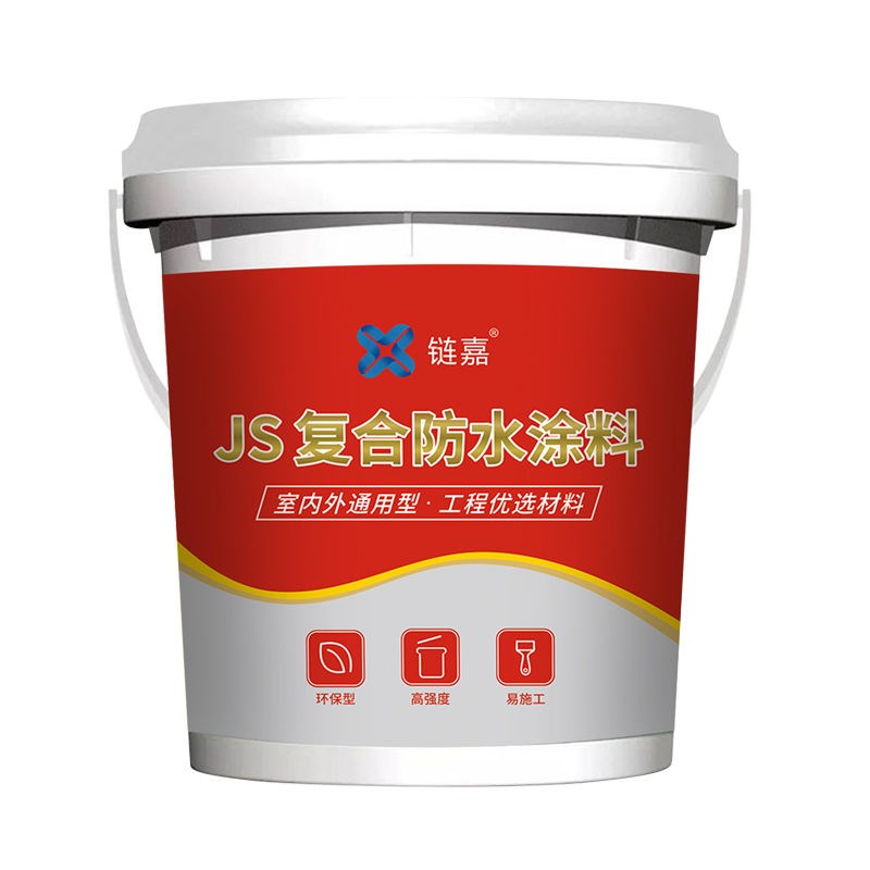 链嘉防水胶补漏王屋顶裂缝房顶漏水JS防水涂料堵漏防漏水材料胶贴