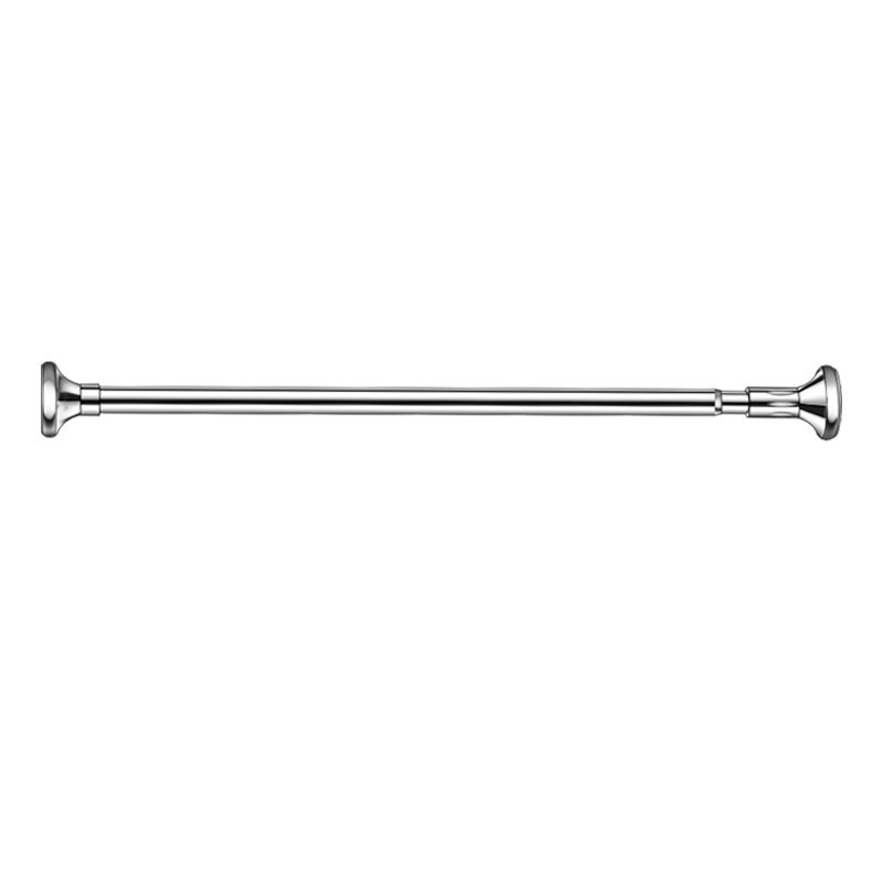 精工晾衣杆伸缩免打孔阳台窗帘杆支撑衣柜挂衣杆卫生间晾衣架