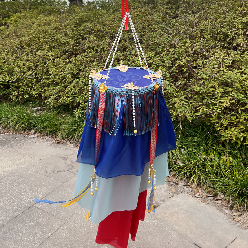 绛纱灯成品汉服走秀配饰宫灯明制汉婚礼仪杖道具掌灯古风拍照用品