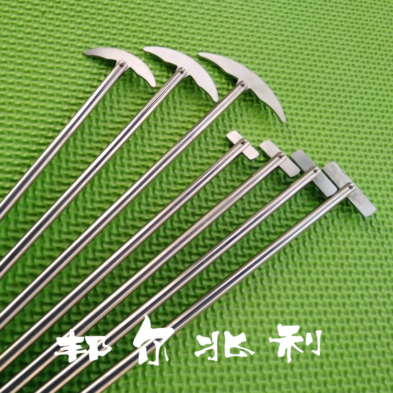 30不锈钢两叶搅拌桨可合拢适用于烧瓶分散电钻实验室电动搅拌器