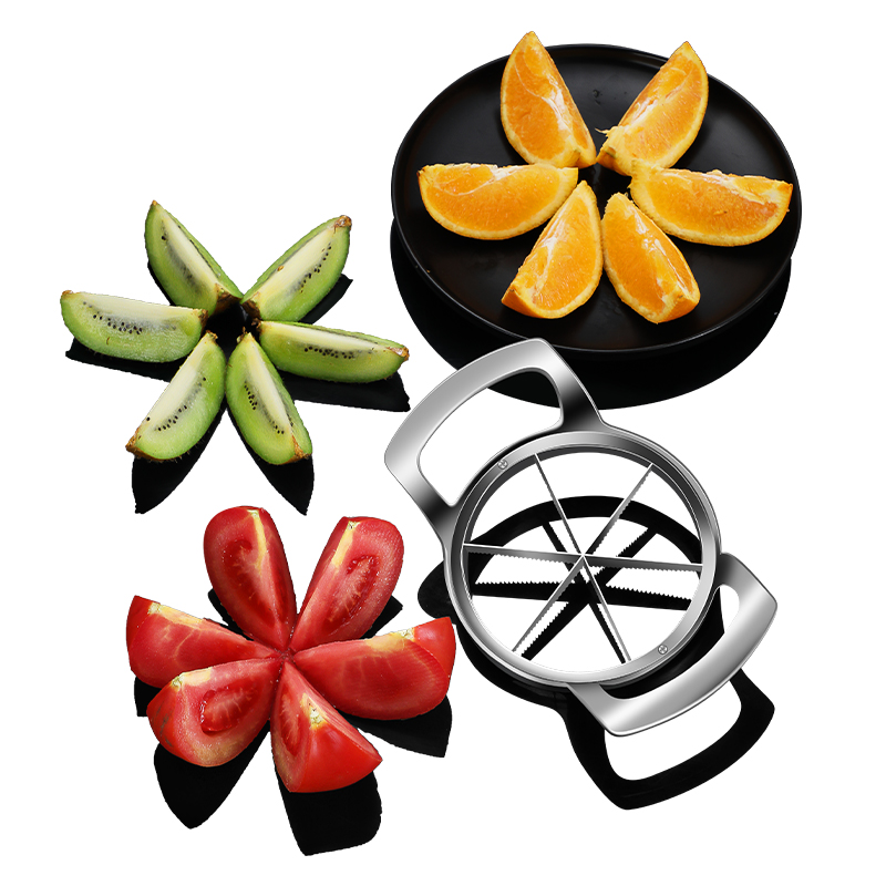 切橙子 不锈钢脐橙切块机剥橙器 番茄水果分割工具多功能开橙器