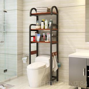 正品用卫生间坐便器后马桶上打方置物架厕所多功能落免地孔收纳架