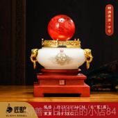 正品 龙转乾坤聚宝公盆晶球招财办室摆件装 水饰品乔领导高档迁开业