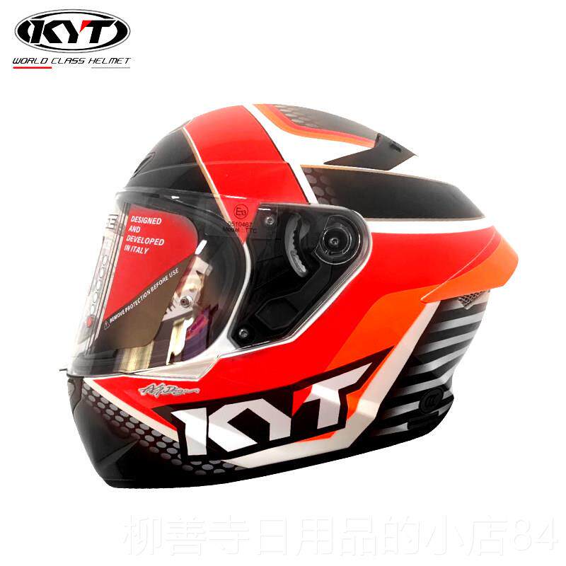 正品KT全盔托车头盔男女士双镜片安跑盔摩个性Y酷机街车四季轻便