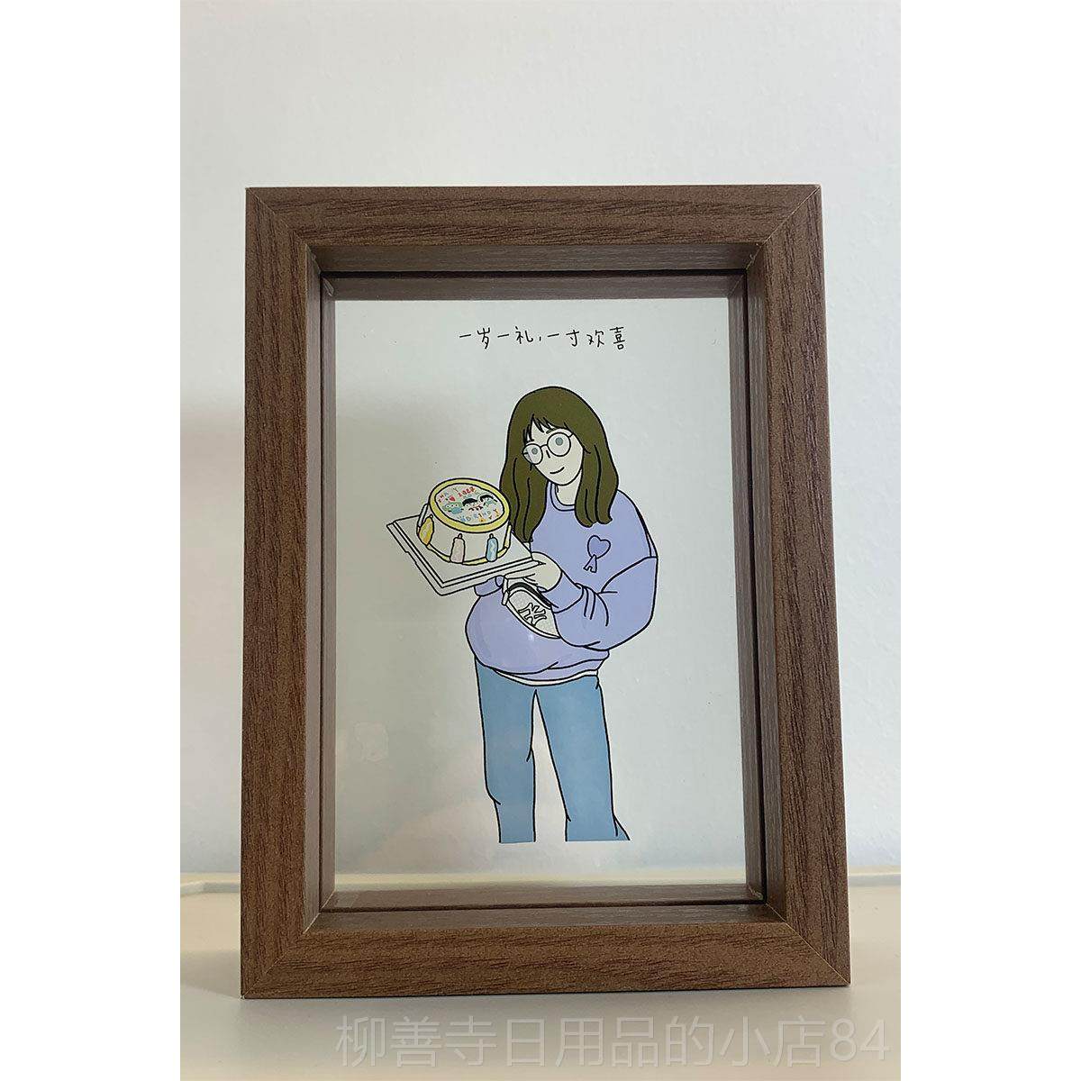 正品蜜片照定手绘透明相框摆件教制师节伴手礼闺生日七夕情人节礼,节庆用品/礼品,创意礼盒/礼品套组,淘宝优惠券,粉丝福利购,淘宝优惠卷