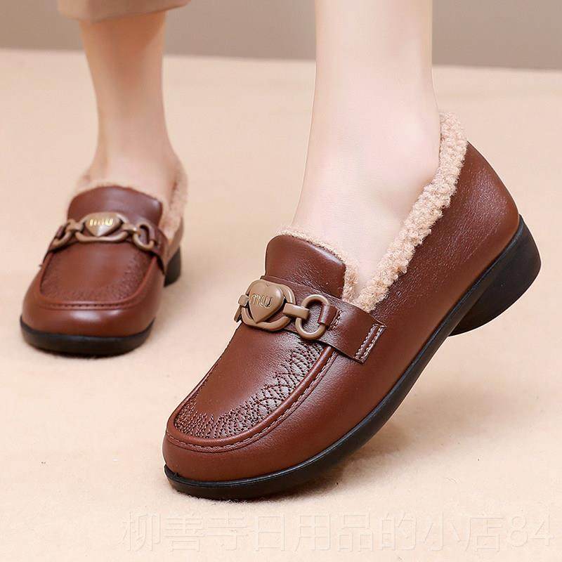 正品冬脚季新款老京北棉鞋女绒加防水一蹬妈妈棉靴保暖百搭平底豆,女鞋,时装靴,淘宝优惠券,粉丝福利购,淘宝优惠卷