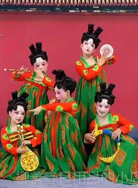 正品荷花奖州春晚唐宫夜宴演裙出服表演服唐制唐俑女儿郑襦汉服仙