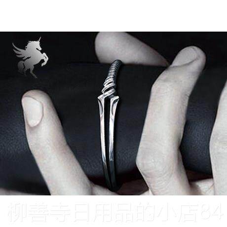 正品一财纯银手美新潮覆古朗尼斯欧格命运炼之矛男女个性化配饰手