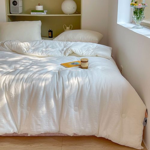 2米*2米3全棉被子双人春秋被四季被2.2x2.4m大豆纤维被芯冬被加厚