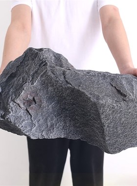 不规则PU假石头泡沫雕塑假山商场造景拍摄橱窗酒店绿植景观石摆件