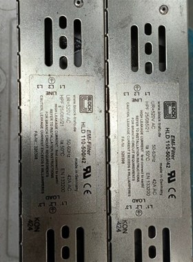 BLOCK HLD110-500/42 .实物拍摄。