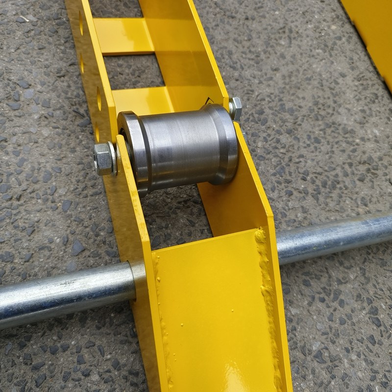 电缆盘回转台简易放线架小型地牛放线支架光纤电线轨道卧式滚动槽