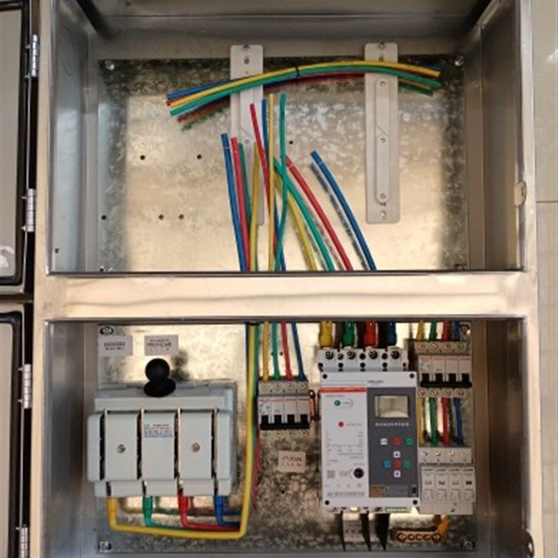 自发自用余电上网并网箱加厚箱体50kw光伏并网箱加厚不锈钢配电箱