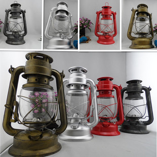 餐厅农家乐装饰摆设件复古仿古招旺盛财摆件60年代怀旧马灯煤油灯