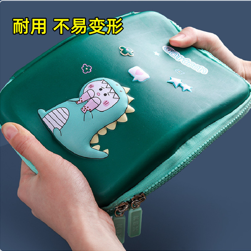 文具盒 卡通元素2020年新款男女孩儿童3D立体加大容量多功能笔袋