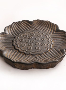 茶盘家用仿古中式小型摆件茶台功夫茶具壶承简约干泡台复古托盘座