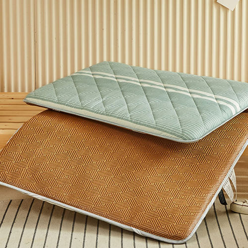 凉席学生宿舍单人夏天藤席子冬夏两用双面正反床垫草席夏季床上用