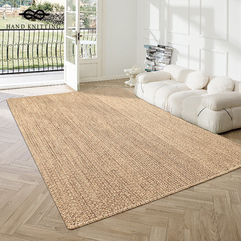 手工黄麻编织地毯家用客厅茶几沙发垫书房地垫卧室床边毯定制地垫,居家布艺,地毯,淘宝优惠券,粉丝福利购,淘宝优惠卷