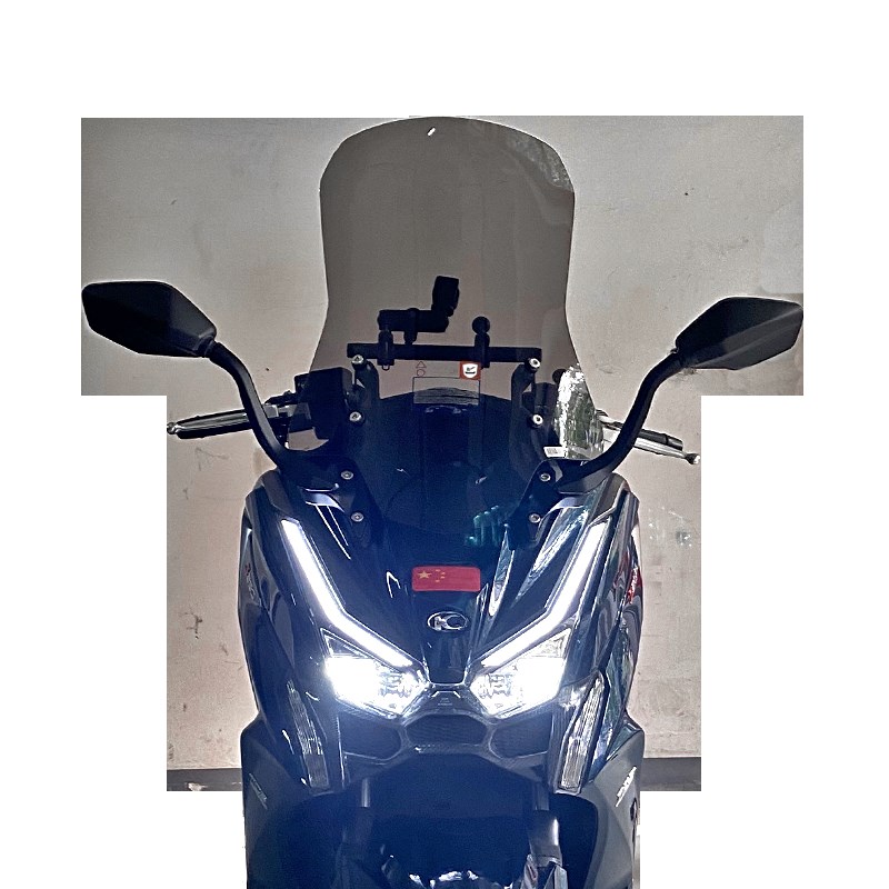 光阳赛艇S3/S0挡风玻璃改装后视镜前移赛艇0/300/0风挡