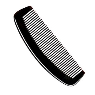 光滑圆润 梳头舒适 促进生发按摩梳 全齿天然黑水牛角梳子H-2