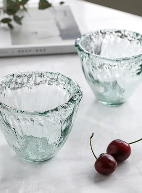 西班牙冰激凌碗手工玻璃个性雪糕杯沙冰杯家用甜品奶昔杯