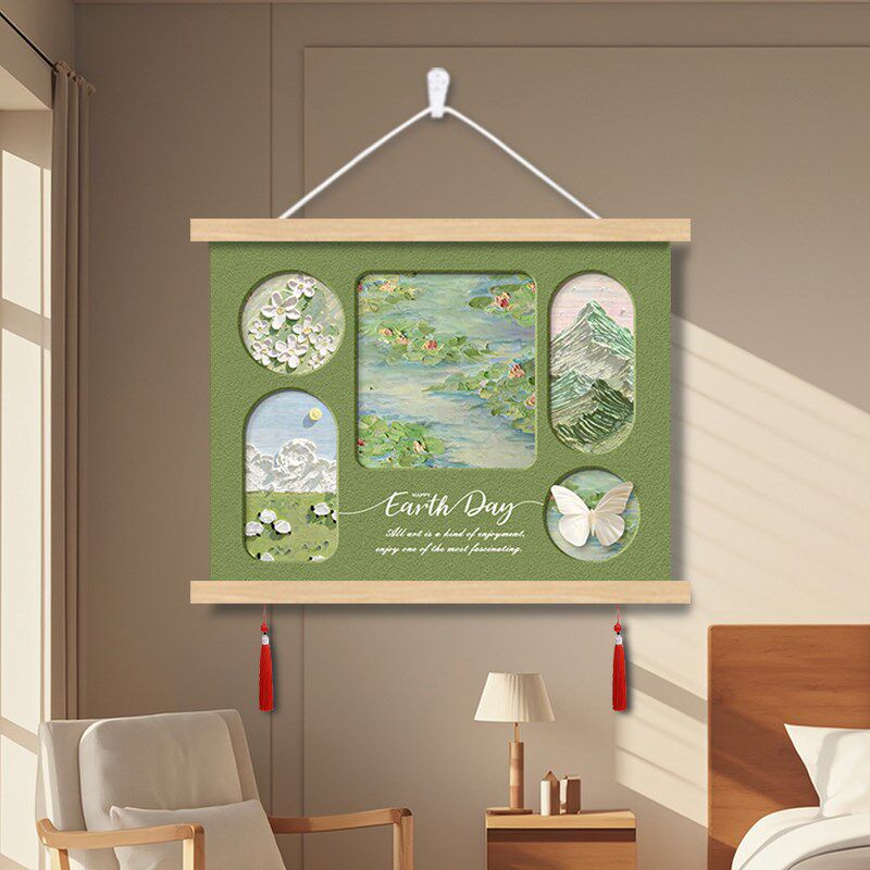 电表箱盒遮挡装饰画挂画2024新款配弱电闸开关客厅餐厅卧室氛围画