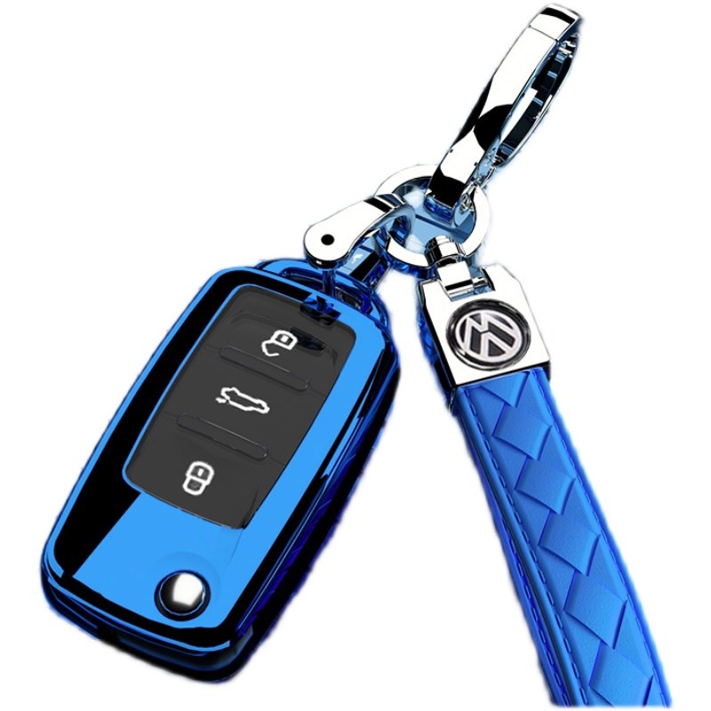 大众朗逸启航版专用钥匙外壳上汽车扣包19款链折叠适合08-17款