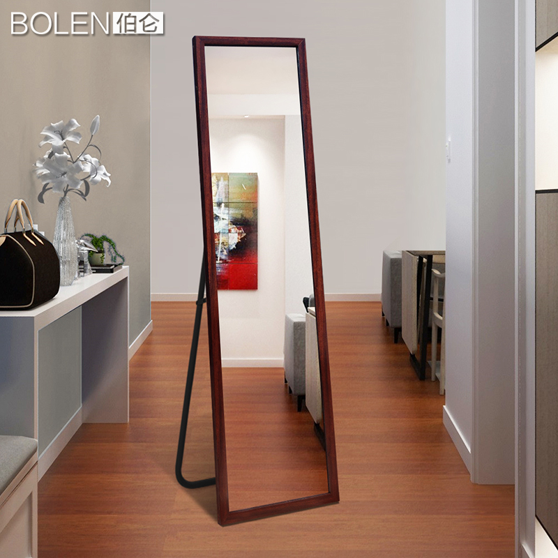 BOLEN 穿衣镜全身壁挂家用落地试衣镜挂墙宿舍学生低价贴墙大镜子