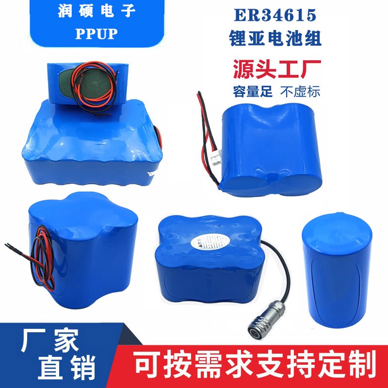 ER315超声波液位计电燃气表流量计量表物联网定位器19电池组