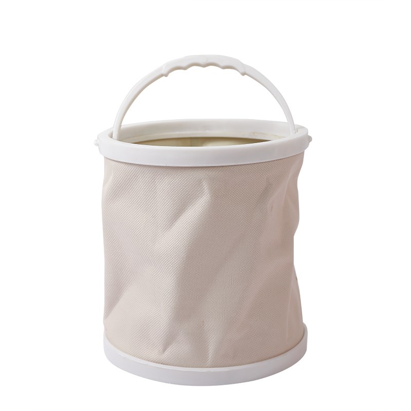 彩逸多功能便携式折叠伸缩水桶 大号美术毛笔书法洗笔水筒颜色随