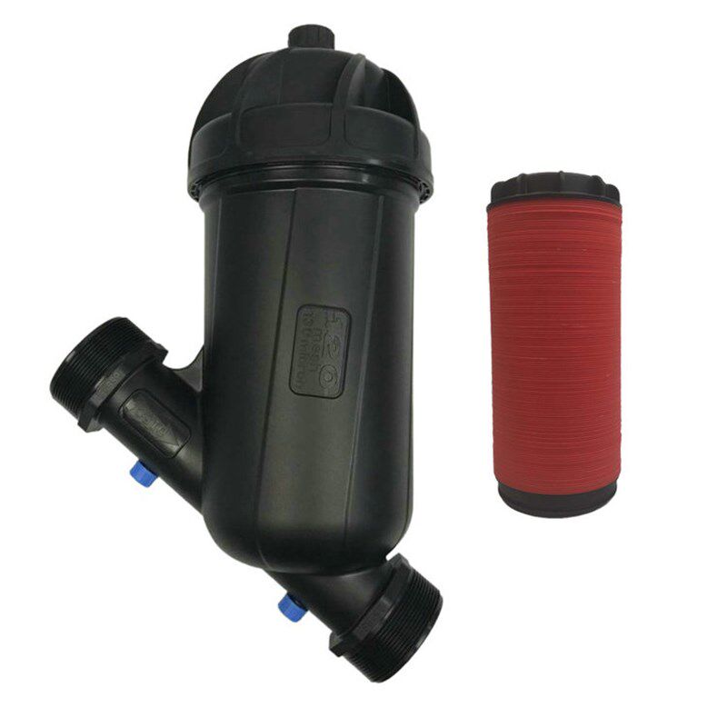 Y型叠片式过滤器1.5寸50dn40管道普通农业精密灌溉碟片过滤器