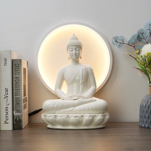 佛龛背景灯灯圈圆环圆形灯圈气氛灯桌搭摆件神像背后发光背光灯