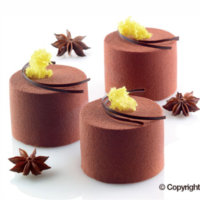 意大利 Silikomart SI3160 5连圆柱型模 硅胶模具 6*4.5CM 125ML