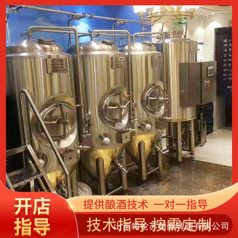 精酿酒设备不锈钢发酵罐糖产IXP罐多风味化啤酒生产设备全啤自动
