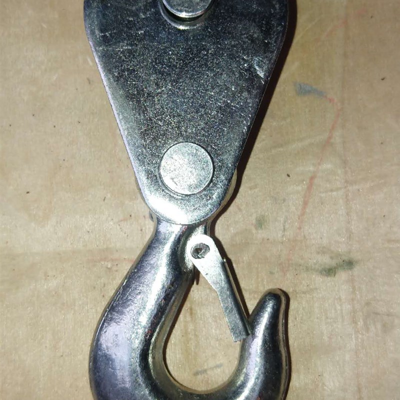 车载吊机专用合金钢吊钩 0.5吨1吨 滑轮组起重滑车动滑轮定滑轮