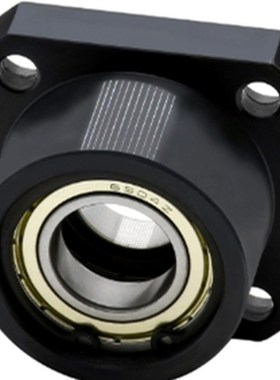 BGSBB带座轴承支座固定座BFP11方型轴承座钢制方法兰双轴承座组件